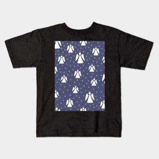 Guardian Angel blue Kids T-Shirt